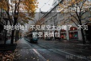 哈哈哈哈！不见星空太沙雕了，不见星空 表情包