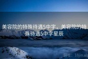 美容院的特殊待遇5中字，美容院的特殊待遇5中字星辰